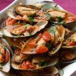 Bloody Ceaser Steamed Mussels Recipe Image