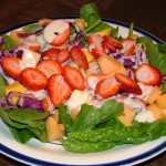 Fancy Fruit Salad and Dressing Recipe Image