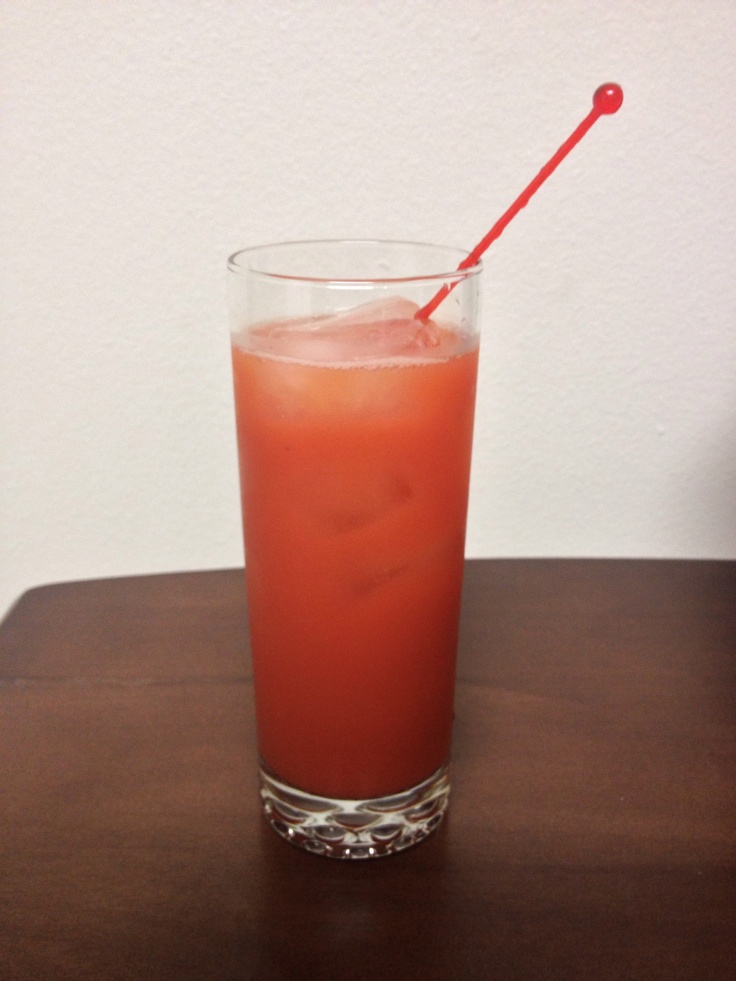 Slow Screw.  Liquor drink recipes, Orange juice shake, Mixologist