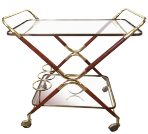 Italian Serving Bar Cart, 1950's